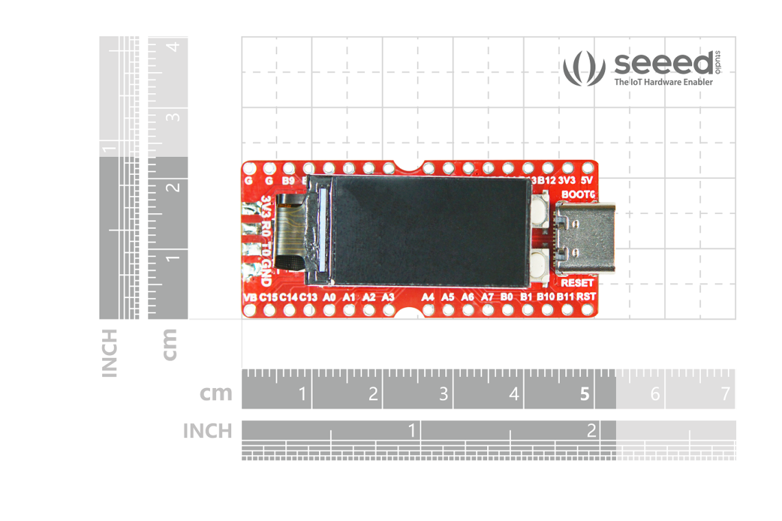 Sipeed Longan Nano RISC-V GD32VF103CBT6 Carte de développement dimensions