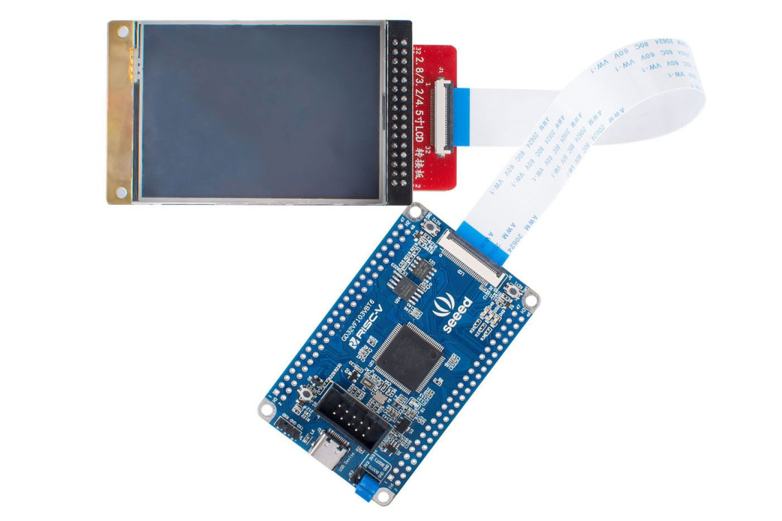 SeeedStudio GD32 RISC-V kit with LCD 3