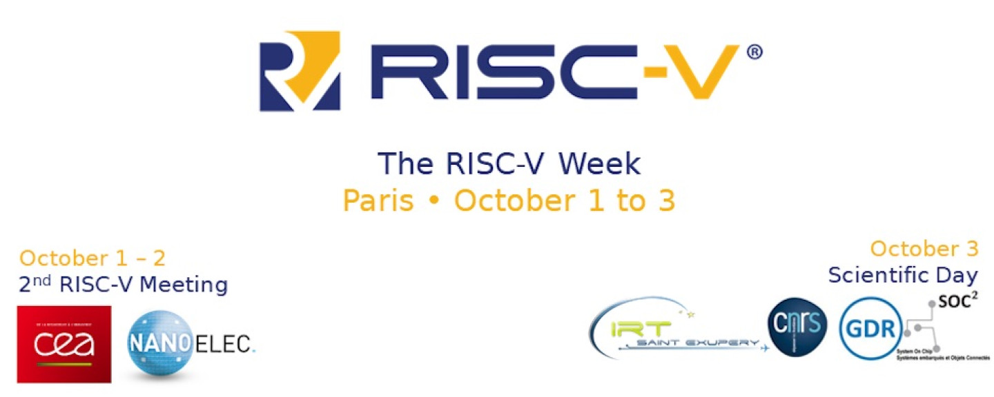Semaine RISC-V Oct2019